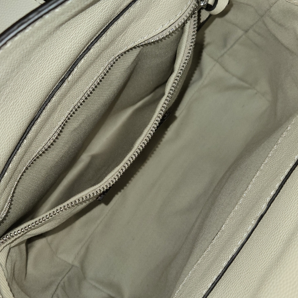 Ganni Leather Micro Crossbody Box Bag In Egret Color & Dustbag-Like New - Picture 9 of 17